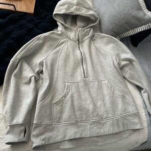 Lululemon Scuba gray Hooded Sweatshirt M/L